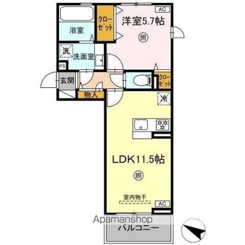 CIEL A棟の間取り写真