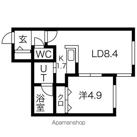 TIAMO ASABUの間取り写真