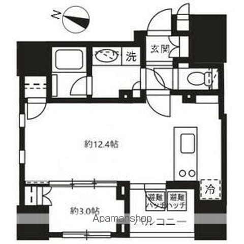 プレミスト渋谷宮益坂の間取り写真