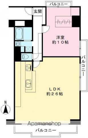梅田シティビラアクトIIIの間取り写真
