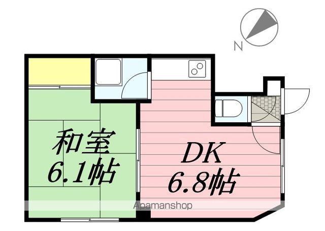 第一辻口荘の間取り写真