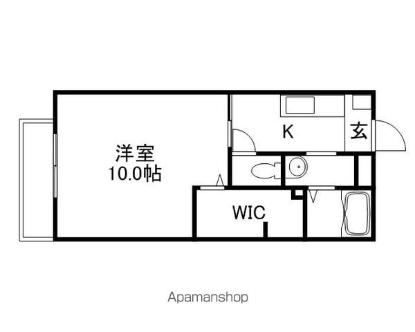 STATES MINAMI II番館の間取り写真