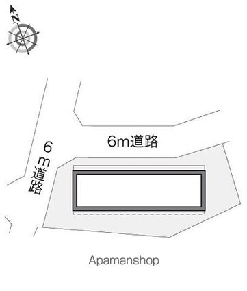 レオパレスＢｕｎｇａ　ｒａｙａ　Ｄｕａ[2DK/44.57m2]の配置図