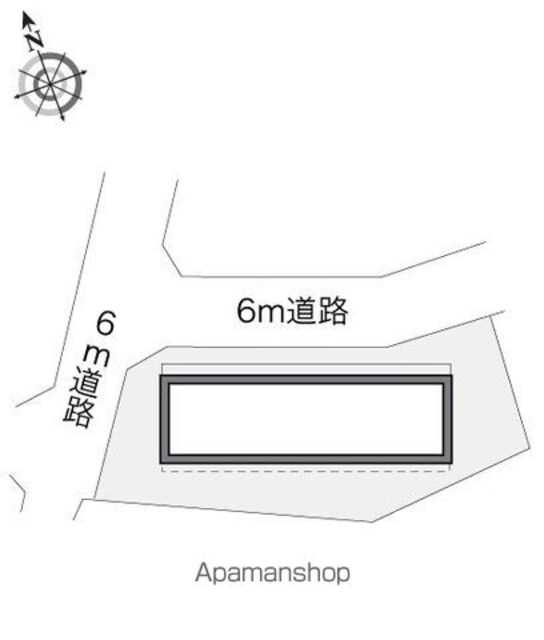 レオパレスＢｕｎｇａ　ｒａｙａ　Ｄｕａ[2DK/44.57m2]の配置図