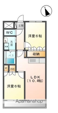 【アルビレオＢ棟の間取り】