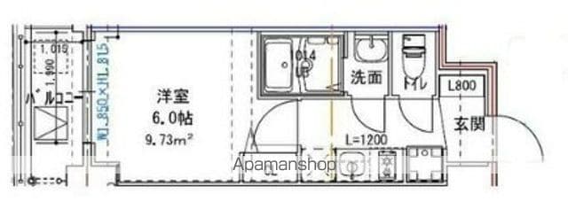 OSAKA NANBA NOAHの間取り写真