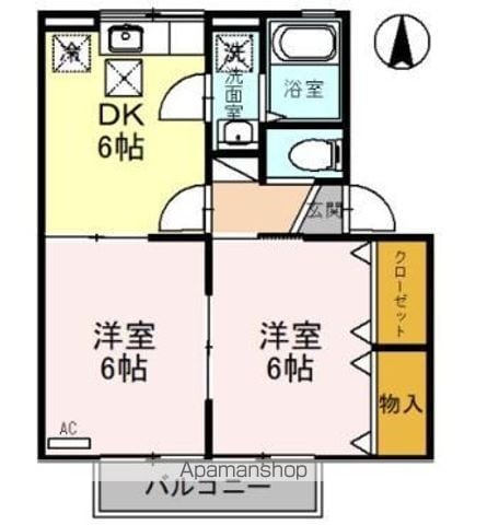 御料所ガーデン Hの間取り写真