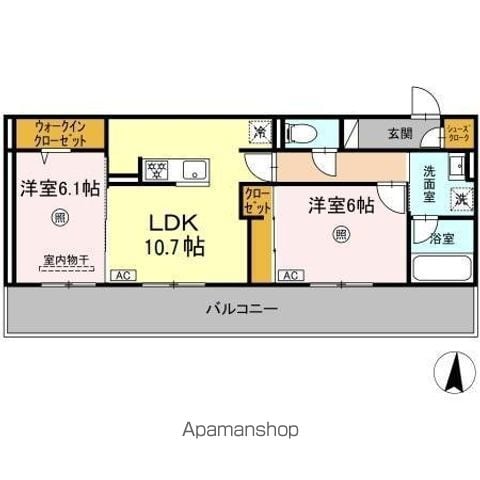 リヴィエール友丘の間取り写真