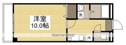 岡山県岡山市中区東川原[1K/32.27m2]の間取図