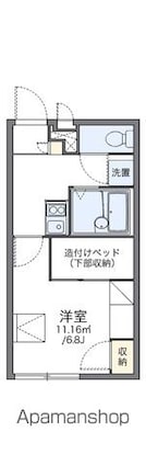 レオパレスコンフォート関町[1K/20.28m2]の間取図