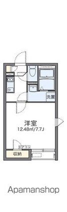 レオネクストパジェント博多[1K/23.31m2]の間取図