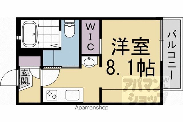 フレグランス桃山の間取り写真