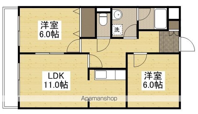 アリベ倉敷の間取り写真