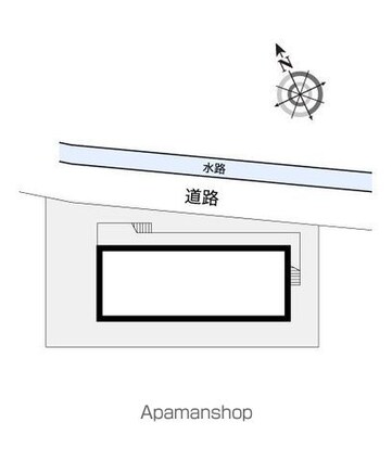 レオパレスグリーンヒルズ上水本町[1K/19.87m2]の配置図
