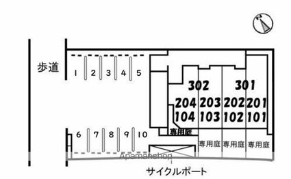 グランマスト空港通り[3LDK/81.21m2]の配置図