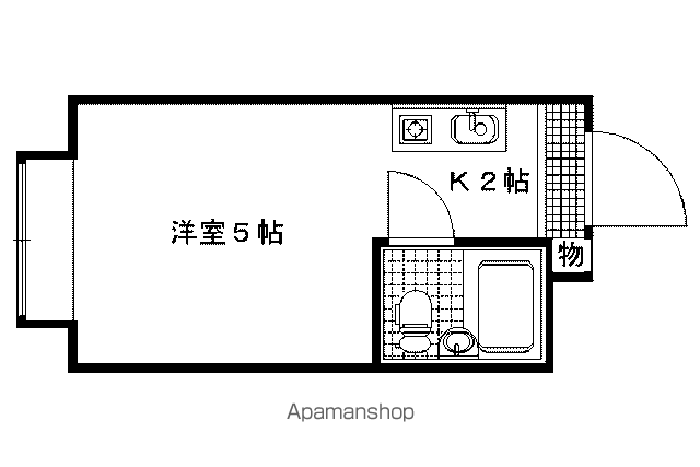 嘉門ハイツの間取り写真