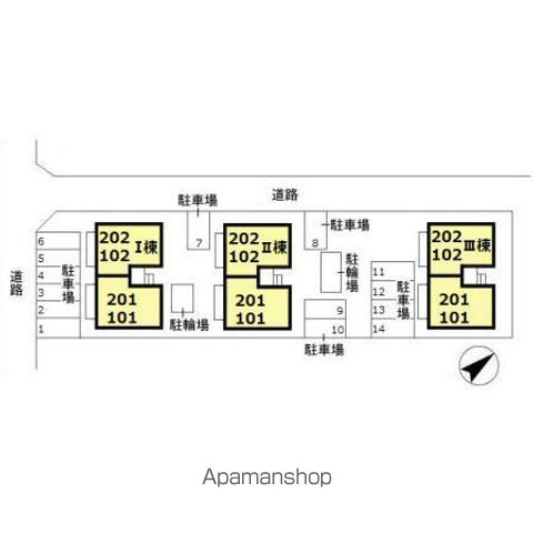 ファースト・エアフォルク　ⅠⅡⅢ 1102 ｜ 千葉県千葉市緑区おゆみ野中央９丁目2-10（賃貸アパート2LDK・1階・54.23㎡） その16