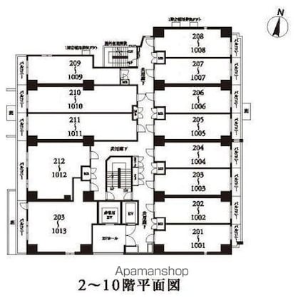 ロイジェントパークス千葉中央[1R/38.81m2]の配置図