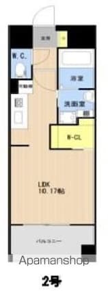 ＬＩＢＴＨ博多駅南Ⅵ[1R/28.71m2]の間取図