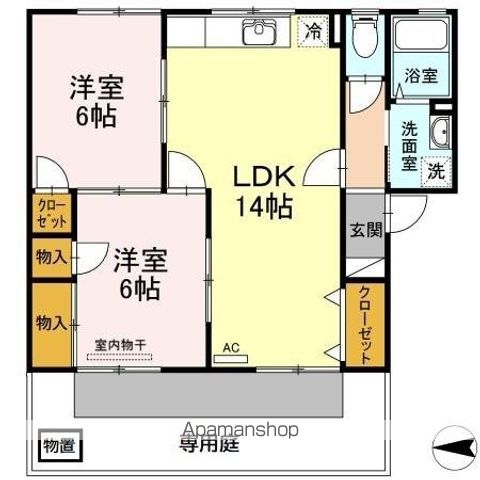 グランドール東野 I棟の間取り写真