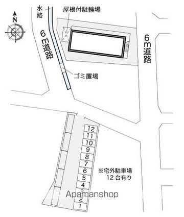 レオパレスロイヤルＩ[1K/20.28m2]の配置図