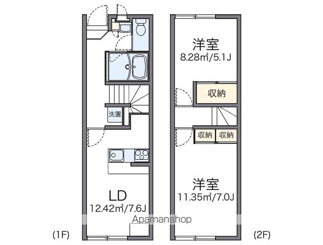 レオパレスヤマサIIの間取り写真
