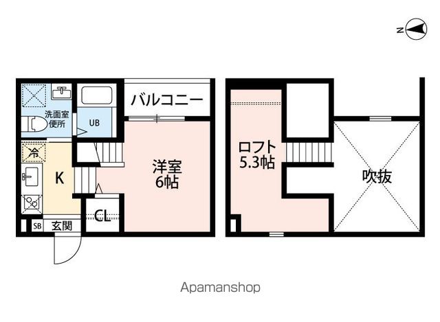 アペラシオン鳥羽見の間取り写真