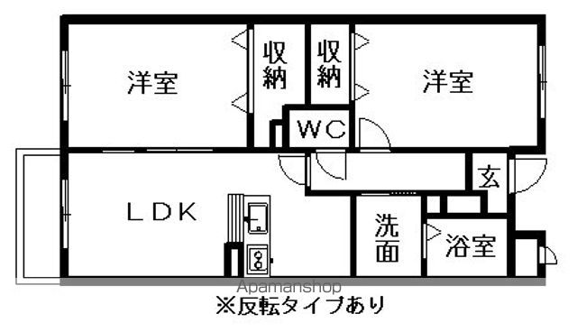 パークサイド南の間取り写真