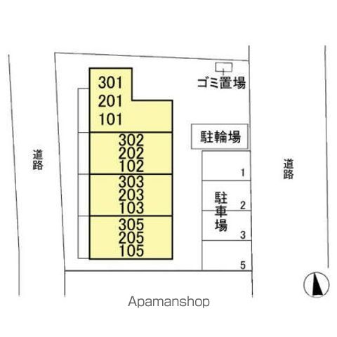 ヴィルヌーブ 305 ｜ 東京都足立区足立４丁目13-23（賃貸アパート1K・3階・26.93㎡） その7