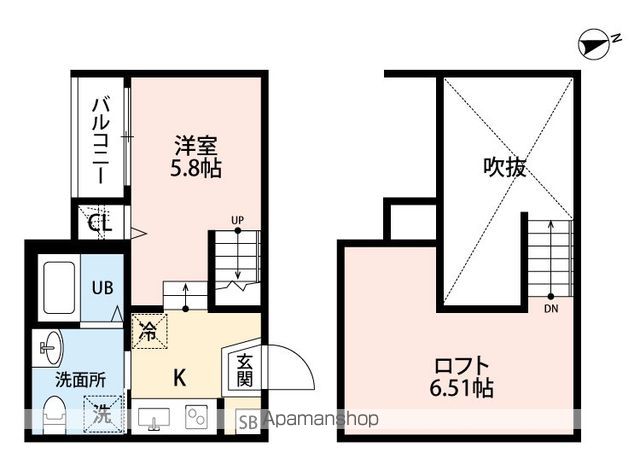 イーナ島崎の間取り写真