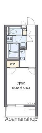 クレイノアウリィ仲六郷[1K/26.08m2]の間取図
