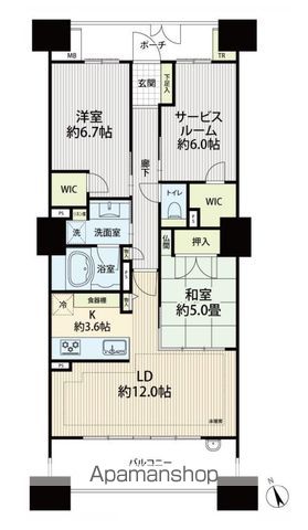 イニシア千住曙町の間取り写真
