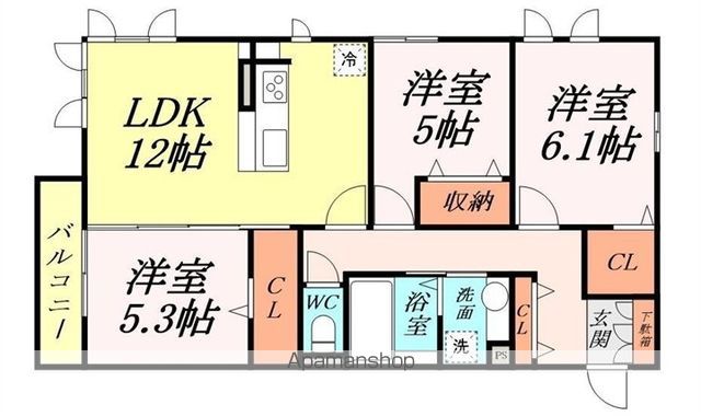 Grand Moatの間取り写真