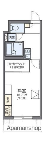 【レオパレスパルコートＦの間取り】