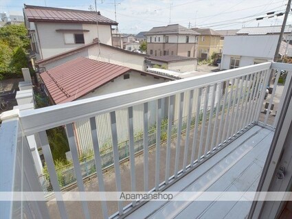 福島県郡山市島２丁目[2DK/39.74m2]のバルコニー