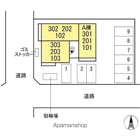 ＤーＲＯＯＭ茜部中島　Ａ棟 301 ｜ 岐阜県岐阜市茜部中島１丁目75-1（賃貸アパート1LDK・3階・42.09㎡） その19