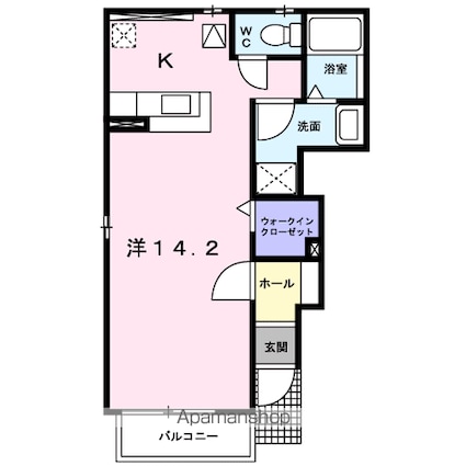 サン　リット　Ａ[1K/35.98m2]の間取図