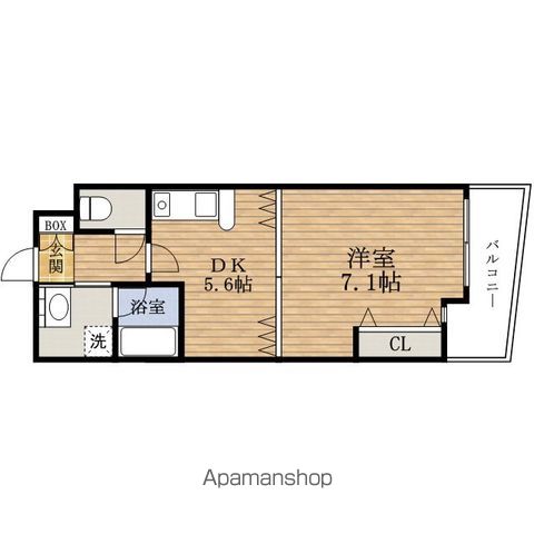 本町SUNRISEマンションの間取り写真