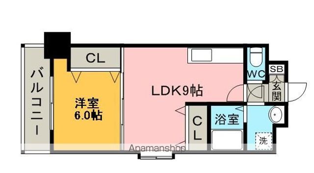 ロイヤル天神東１０４の間取り