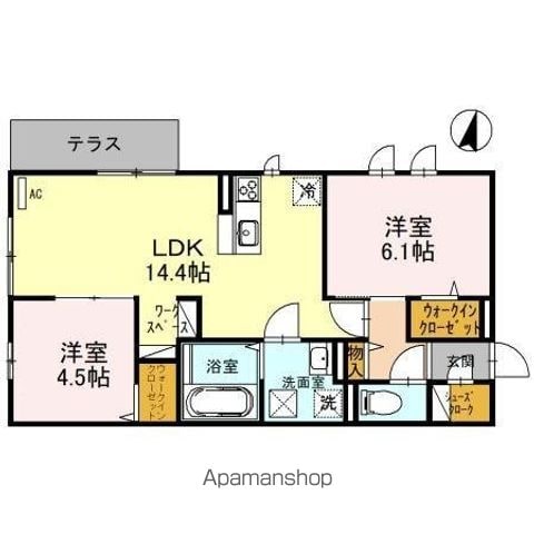 MIRA ADAGIOの間取り写真