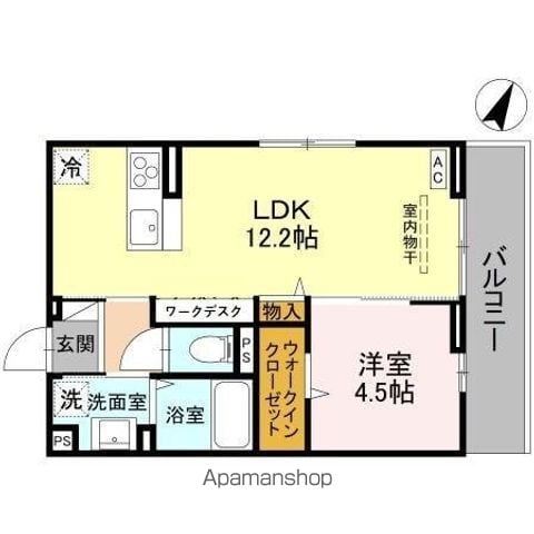 アザレア Cの間取り写真