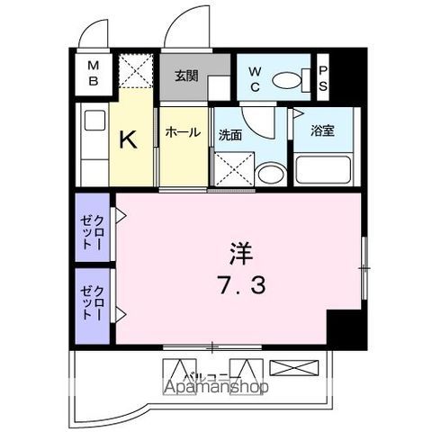 クラールアヴェニューの間取り写真