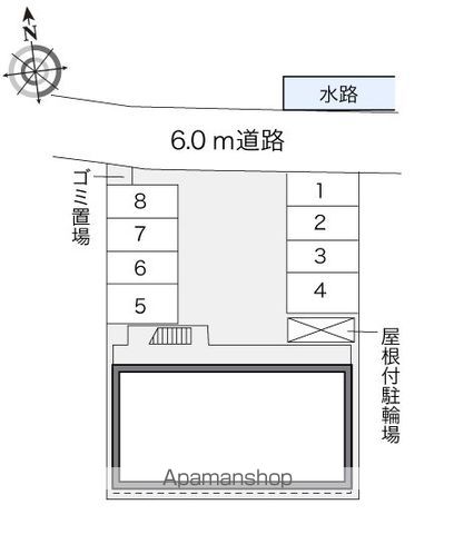 レオパレスエクレール松山 206 ｜ 愛媛県松山市針田町241-1（賃貸アパート1K・2階・22.35㎡） その13