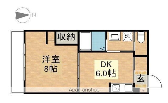 シルバーライフ月東の間取り写真