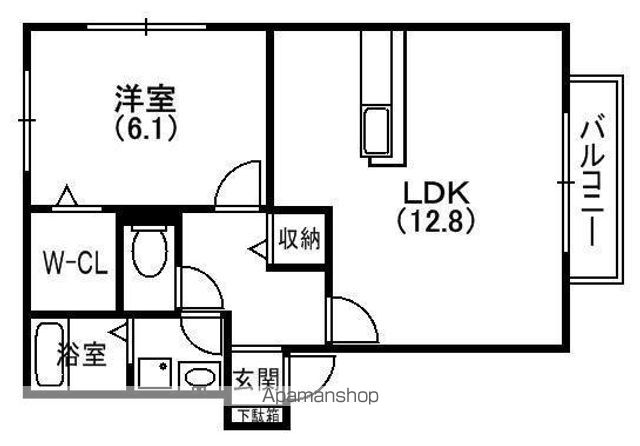ルミエール東中振A棟の間取り写真