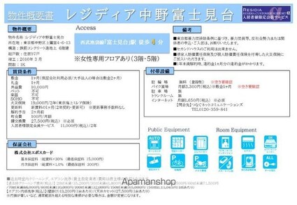 東京都中野区上鷺宮４丁目[1K/20.67m2]のその他内装1