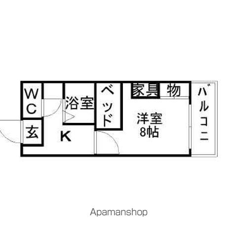 レオパレス見野山の間取り写真
