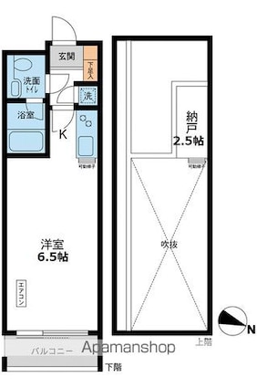 ＣＡＳＳＩＡ目黒[1R/28.73m2]の間取図