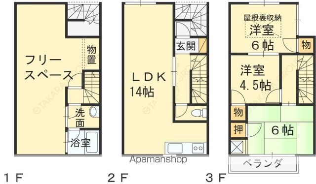 芦屋スターコートの間取り写真