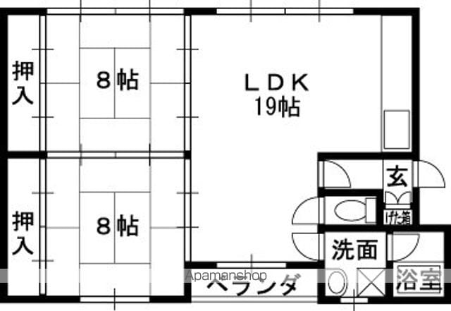 ハイムモリグチの間取り写真